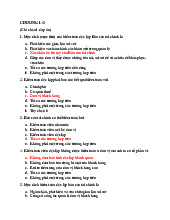 Câu hỏi Trắc Nghiệm Kiểm Toán Căn Bản - Đề Thi 2023