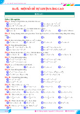 Bài 6. Một số đề tự luyện nâng cao | Toán 8