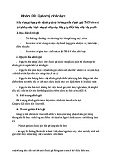 Xây dựng thang đo đánh giá và hướng dẫn đánhgiá THCV cho vị trí nhân viên kinh doanh sữa của Công ty Cổ phần sữa Vinamilk môn Quản trị nhân lực   | Học viện Nông nghiệp Việt Nam