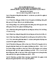 Bộ câu hỏi thi tự luận môn Chủ nghĩa xã hội và khoa học | Trường đại học kinh doanh và công nghệ Hà Nội