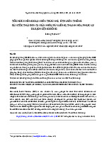 Nghiên cứu Tổ chức Không gian Kiến trúc tại Bản Hiêu | Môn Kiến trúc - Đại học Xây Dựng Hà Nội