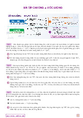 BT XSTK Chương 4 Thống kê mô tả và ước lượng | Học viện ngân hàng