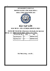 Bài Tập Lớn: Thiết Kế Poster Cốm Làng Vòng | Môn Công nghệ đa phương tiện - Đại học Công Nghệ Đông Á