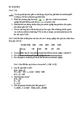 Đề thi tham khảo môn Kinh tế vĩ mô | Học viện Tài chính
