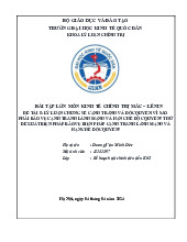 Kinh tế chính trị - Kinh tế Chính trị Mác-Lê Nin (KTCT01) | Đại học kinh tế quốc dân NEU