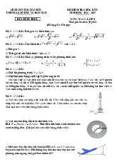 Đề cuối học kỳ 1 Toán 9 năm 2024 – 2025 phòng GD&ĐT Châu Đức – BR VT