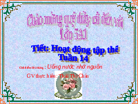 Giáo án điện tử Hoạt động trải nghiệm 1 Chân trời sáng tạo : Ôn tập