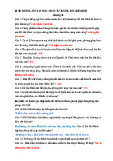 ĐỊNH HƯỚNG ÔN TẬP HỌC PHẦN TƯ TƯỞNG HỒ CHÍ MINH