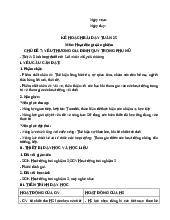 Hoạt động trải nghiệm lớp 3 2026