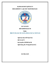Triển Vọng Đầu Tư Ngành Bán Lẻ Tại Việt Nam | Môn Kinh tế đầu tư - Đại học Kinh Tế Quốc Dân