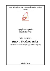 Bài giảng môn Điện tử Công suất (Điện - Điện tử) | Học viện Công Nghệ Bưu Chính Viễn Thông