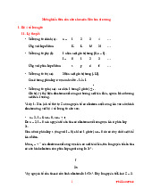 Một số công thức cần nhớ môn học Hóa học Đại cương | Lí thuyết Hoá đại cương | Trường Đại học khoa học Tự nhiên