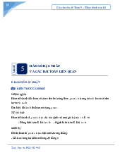 Hàm số bậc 2 một