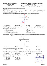 Đề khảo sát tháng 10 Toán 12 năm 2024 – 2025 trường THPT Gia Bình 1 – Bắc Ninh