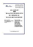 Đề án mẫu tham khảo cho sinh viên - phân tích định lượng - Tài liệu tham khảo | Đại học Hoa Sen