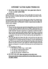Tìm hiểu thực tế chức năng và ứng dụng môn Internet và ứng dụng trong kinh doanh | Học viện Công Nghệ Bưu Chính Viễn Thông