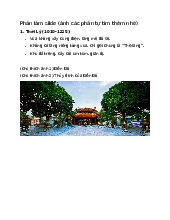 Thuyết trình Kiến trúc lăng tẩm môn Cơ sở văn hóa Việt Nam | Đại học Yersin Đà Lạt