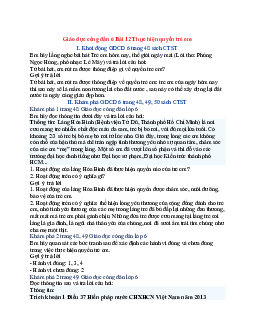 Giải Giáo dục công dân 6 Chân trời sáng tạo Bài 12 Thực hiện quyền trẻ em