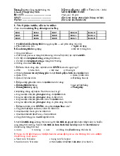 ĐỀ THI KIỂM TRA GIỮA KỲ HK2(2017-2018) | MÔN HỆ ĐIỀU HÀNH