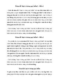 Nhận xét về cách đặt nhan đề cho văn bản và cách sử dụng “loại vi trùng quý hiếm” trong văn bản - Chân trời sáng tạo