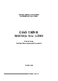 Giáo trình triết học Mác - Triết học Mác - Lênin | Trường Đại học Khánh Hòa