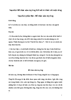 Soạn bài: Để cháu nắm tay ông Tiếng Việt 3 | Kết nối tri thức