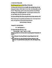 Cách Tính Tỷ Lệ Lạm Phát Trong Kinh Tế