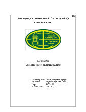 Bài seminar Trình bày nội dung của Chủ nghĩa xã hội không tưởng giai đoạn thế kỷ 16-17 môn Chủ nghĩa xã hội và khoa học | Trường Đại học Kinh doanh và Công nghệ Hà Nội