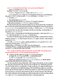Đề cương ôn tập giữa kì môn Kinh tế chính trị Mác - Lênin