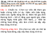 Giáo án điện tử  Tiếng Việt 4 KNTT -  Kết Nối Tri Thức:  Lập dàn ý cho một bài văn thuật lại một sự việc.