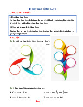 Bài Tập Toán 7 Đơn Thức Đồng Dạng Có Lời Giải