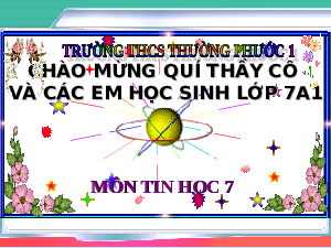 Giáo án điện tử Tin học 7 bài 14 Chân trời sáng tạo: Thuật toán tìm kiếm tuần tự.