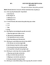 Đề thi thử tốt nghiệp THPT 2025 môn Lịch sử bám sát đề minh họa - Đề 3