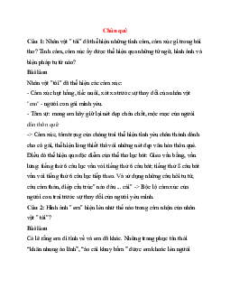 Soạn bài Chân quê | Ngữ văn 11 Chân trời sáng tạo