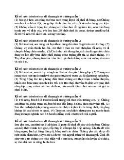 Viết 3-4 câu kể về một trò chơi em đã tham gia ở trường (13 mẫu) | Tập làm văn lớp 2 | Kết nối tri thức