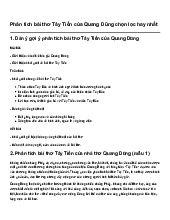 Phân tích bài thơ Tây Tiến của Quang Dũng chọn lọc hay nhất | Ngữ Văn 12