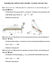Bài kiểm tra giữa kỳ năm học 2019 | Môn Sức bền vật liệu 1 - Đại học Sư phạm Kỹ thuật Thành phố Hồ Chí Minh