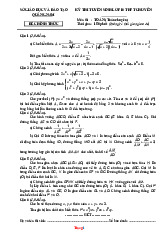 Đề Tuyển Sinh 10 Toán Chuyên Sở GD Quảng Nam 2025-2026 Có Đáp Án