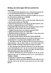 Những câu danh ngôn bất hủ mọi thời đại