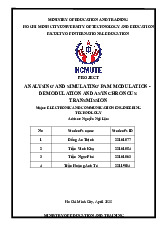 Analysing and simulating pam modulation-demodulation and asynchronoustransmission | Môn Cấu trúc dữ liệu và thuật toán - Đại học Sư phạm Kỹ thuật Thành phố Hồ Chí Minh