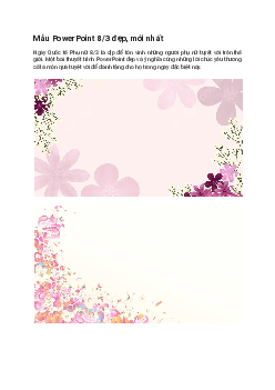 Mẫu PowerPoint 8/3