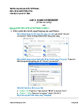 Lab 3: Thực Hành Mạng Workgroup | Tài liệu Mạng Máy Tính