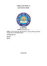 Trình bày nội dung quy luật mâu thuẫn và vận dụng nội dung quy luật vào trong đời sống lĩnh vực học tập mỗi người | Bài thảo luận triết học Mác Lênin