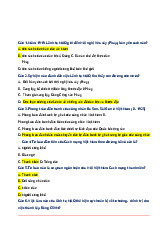 Bộ câu hỏi trắc nghiệm lịch sử Đảng Cộng Sản Việt Nam Dành cho sinh viên trường Đại học Bách khoa Hà Nội