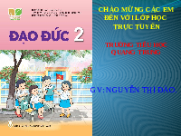 Giáo án điện tử Đạo đức 2 Bài 13 Kết nối tri thức: Tìm kiếm sự hỗ trợ ở nơi công cộng