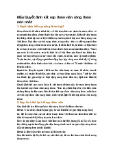 Mẫu Quyết định kết nạp đoàn viên công đoàn mới nhất