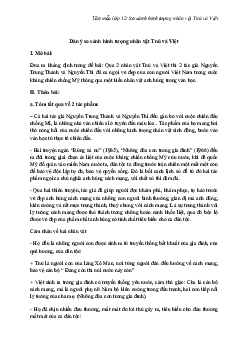 So sánh hình tượng nhân vật Tnú và Việt | Văn mẫu lớp 12