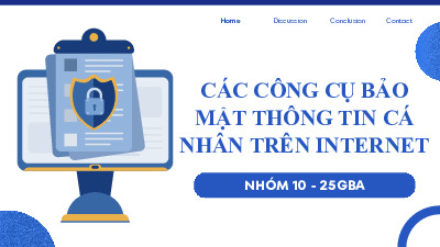 các công cụ bảo mật thông tin cá nhân trên internet (1)