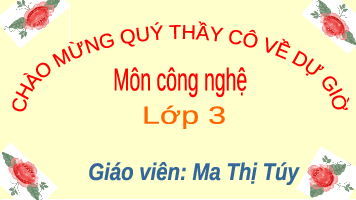 Giáo án điện tử Công nghệ 3 Bài 8 Cánh diều: Làm biển báo giao thông (tiết 1)