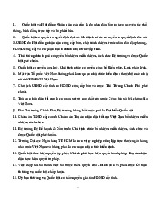 Tài liệu ôn tập Lý luận Nhà Nước và pháp luật | Trường Đại học Kinh tế – Luật